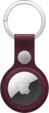 AirTag FineWoven Key Ring Burgundy