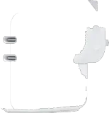 35W Dual USB-C Port Power Adapter