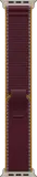 49mm Trail Loop - Natural Titanium Finish Burgundy